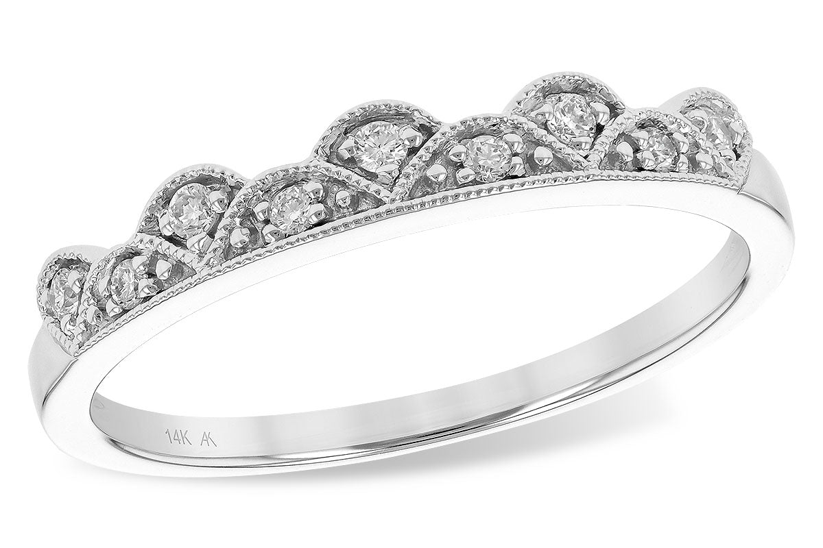 Allison Kaufman Diamond Band Enhancer in 14K White Gold, 0.09 ctw (W2360)