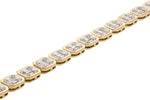 Allison Kaufman Baguette Diamond Bracelet in 14K Yellow Gold, 1.70 ctw, alternate view
