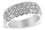 Allison Kaufman Diamond Wedding Band in 14K White Gold, 1.30 ctw