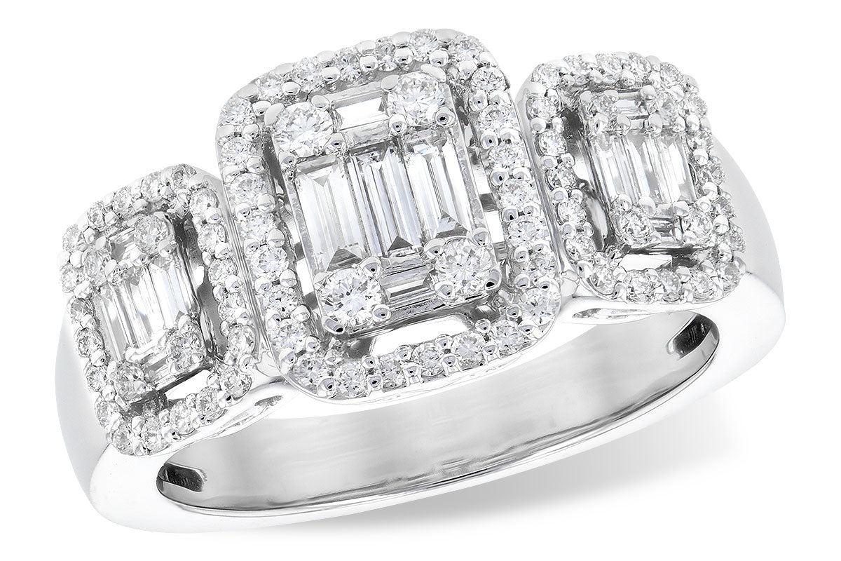 Allison Kaufman Diamond Ring in 14K White Gold, 0.70 ctw (D5845)