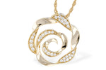 Allison Kaufman Diamond Necklace in 14K Yellow Gold, 0.20 ctw (N8399)