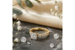 Allison Kaufman Diamond Engagement Ring Semi-Mount in 14K Yellow Gold, 0.32 ctw, alternate view