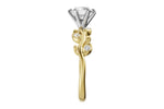 Allison Kaufman Diamond Engagement Ring Semi-Mount in 14K Yellow Gold, 0.12 ctw (L7834), alternate view