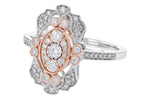Allison Kaufman Diamond Ring in 14K Rose & White Gold, 0.50 ctw (D5854), alternate view