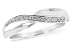 Allison Kaufman Diamond Wedding Band in 14K White Gold, 0.09 ctw (D5019)