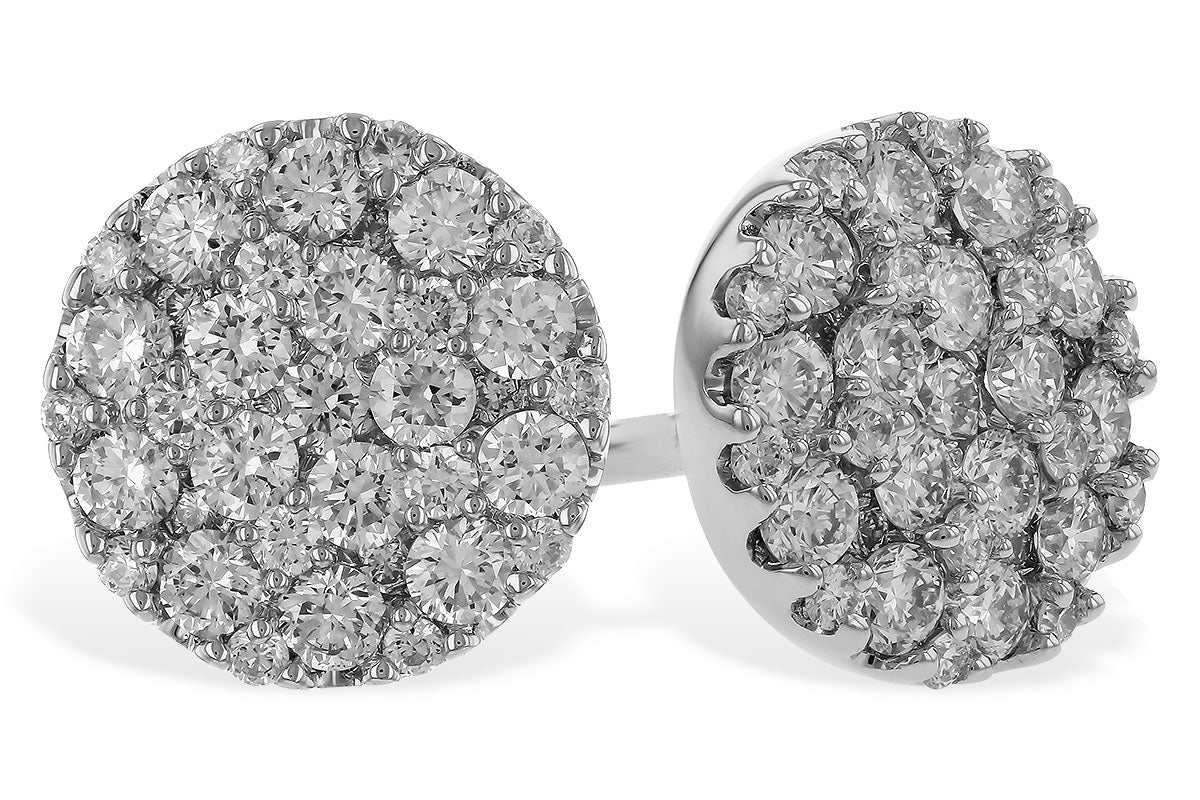 Allison Kaufman Diamond Earrings in 14K White Gold, 0.50 ctw (E2304)