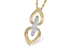 Allison Kaufman Diamond Necklace in 14K Yellow Gold, 0.22 ctw (N8230)