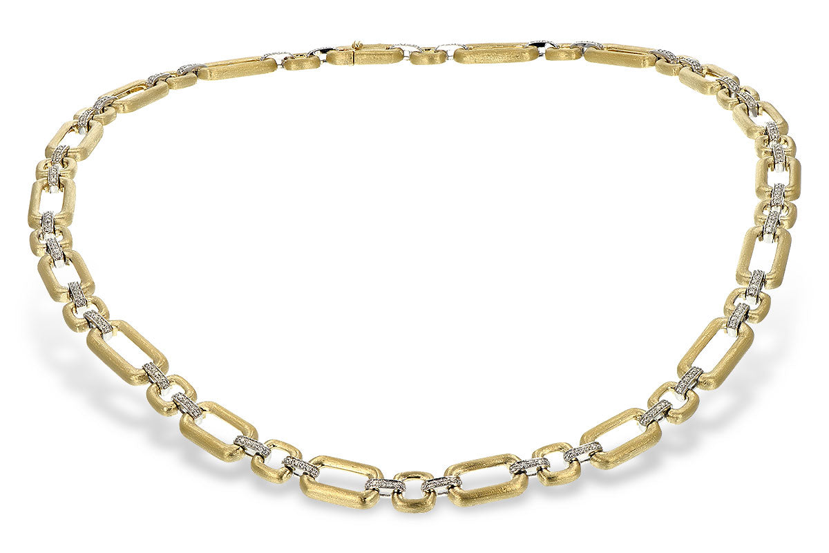 Allison Kaufman Diamond Necklace in 14K Yellow & White Gold, 0.80 ctw