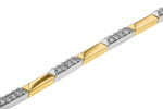 Allison Kaufman Diamond Bracelet in 14K Yellow & White Gold, 1.94 ctw, alternate view