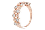 Allison Kaufman Diamond Wedding Band in 14K Rose Gold, 0.16 ctw, alternate view