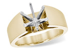 Allison Kaufman Engagement Ring Semi-Mount in 14K Yellow Gold (L7806)