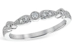Allison Kaufman Diamond Wedding Band in 14K White Gold, 0.22 ctw