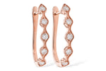 Allison Kaufman Diamond Earrings in 14K Rose Gold, 0.50 ctw (E2127)