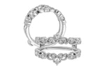 Allison Kaufman Diamond Ring Guard in 14K White Gold, 0.08 ctw, alternate view