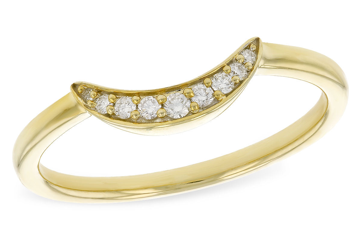 Allison Kaufman Diamond Band Enhancer in 14K Yellow Gold, 0.08 ctw