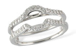 Allison Kaufman Diamond Ring Guard in 14K White Gold, 0.28 ctw (W2115)