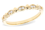 Allison Kaufman Diamond Wedding Band in 14K Yellow Gold, 0.10 ctw (W2517)