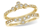 Allison Kaufman Diamond Ring Guard in 14K Yellow Gold, 0.25 ctw (W2351)