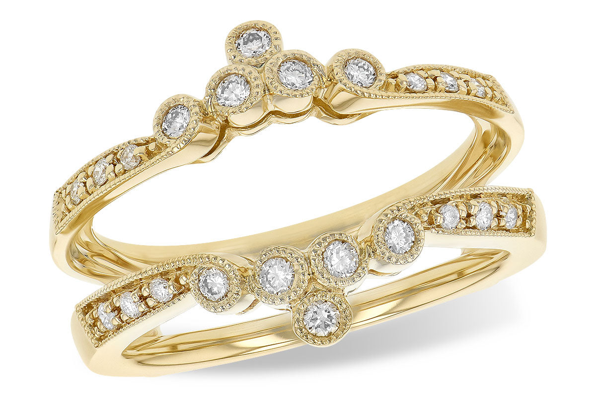 Allison Kaufman Diamond Ring Guard in 14K Yellow Gold, 0.25 ctw (W2351)
