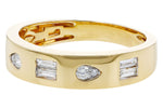 Allison Kaufman Diamond Wedding Band in 14K Yellow Gold, 0.25 ctw (W2508), alternate view