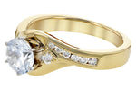 Allison Kaufman Diamond Engagement Ring Semi-Mount in 14K Yellow Gold, 0.24 ctw (L7577), alternate view
