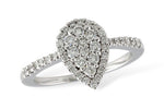 Allison Kaufman Diamond Ring in 14K White Gold, 0.52 ctw (D5451)