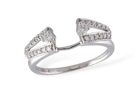 Allison Kaufman Diamond Band Enhancer in 14K White Gold, 0.31 ctw