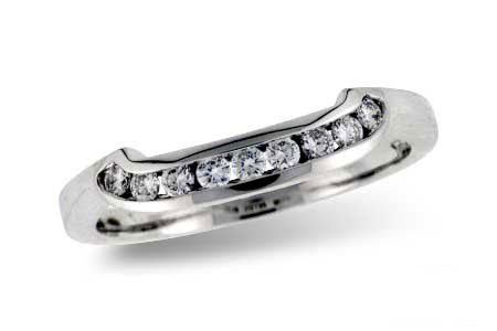 Allison Kaufman Diamond Band Enhancer in 14K White Gold, 0.20 ctw (W1772)