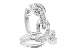 Allison Kaufman Diamond Earrings in 14K White Gold, 0.34 ctw (E2060), alternate view