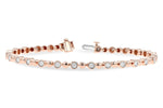 Allison Kaufman Diamond Bracelet in 14K Rose Gold, 0.50 ctw (B1298)