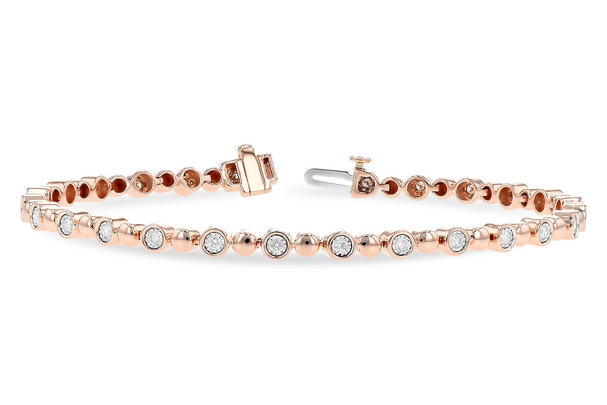 Allison Kaufman Diamond Bracelet in 14K Rose Gold, 0.50 ctw (B1298)