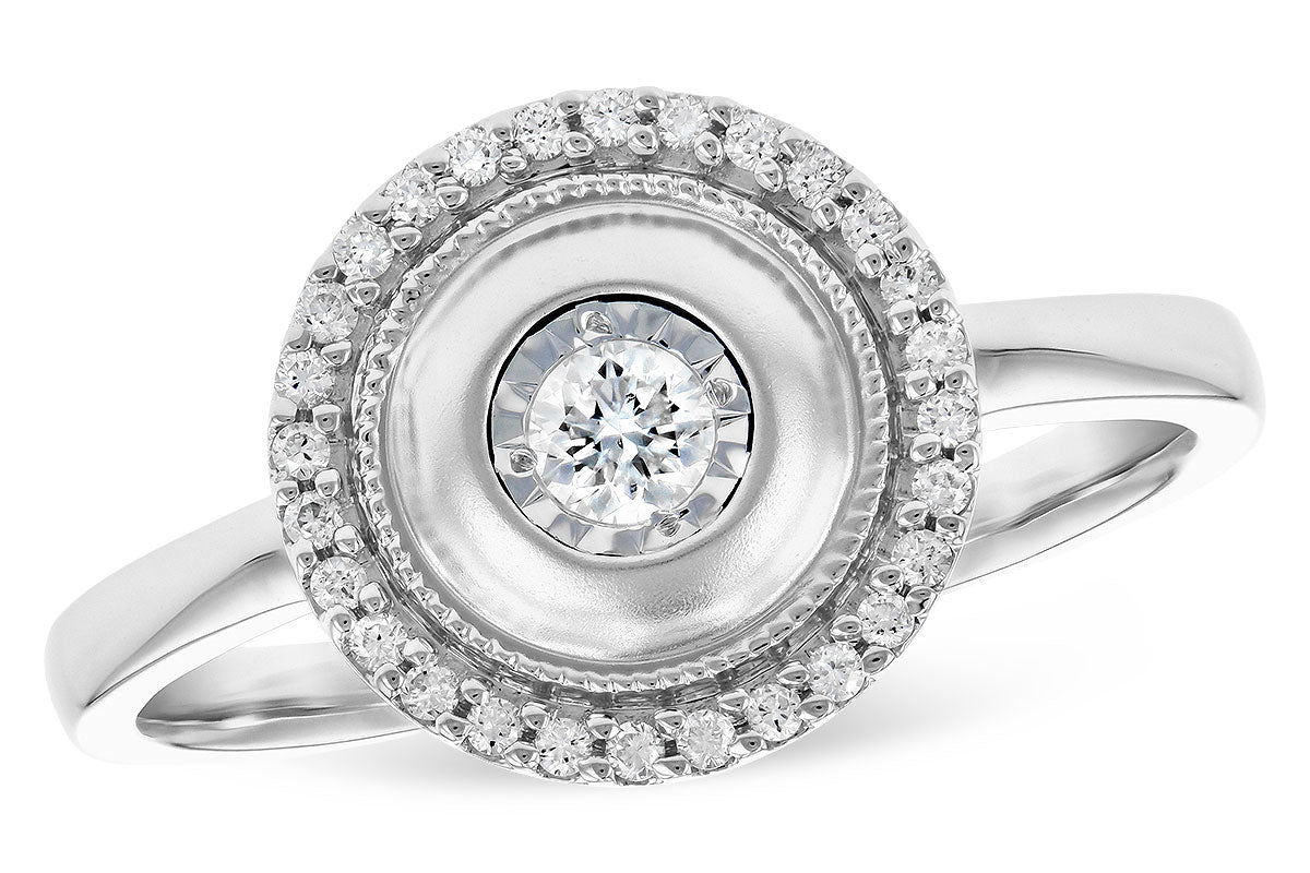 Allison Kaufman Diamond Ring in 14K White Gold, 0.20 ctw (D5808)
