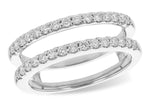 Allison Kaufman Diamond Ring Guard in 14K White Gold, 0.50 ctw (WR301-50)