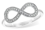 Allison Kaufman Diamond Ring in 14K White Gold, 0.15 ctw (D5621)