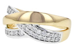 Allison Kaufman Diamond Wedding Band in 14K Yellow Gold, 0.34 ctw (W2357), alternate view