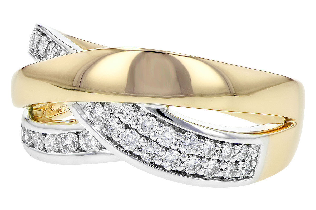 Allison Kaufman Diamond Wedding Band in 14K Yellow Gold, 0.34 ctw (W2357), alternate view