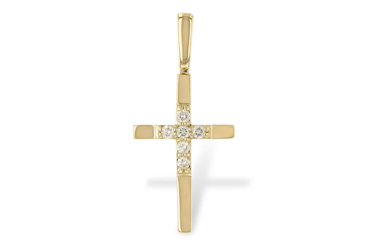 Allison Kaufman Diamond Pendant in 14K Yellow Gold, 0.14 ctw
