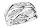 Allison Kaufman Diamond Wedding Band in 14K White Gold, 0.16 ctw (W2736)