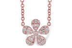 Allison Kaufman Diamond Necklace in 14K Rose Gold, 0.26 ctw (N8260)