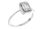 Allison Kaufman Diamond Ring in 14K White Gold, 0.26 ctw (D5813), alternate view