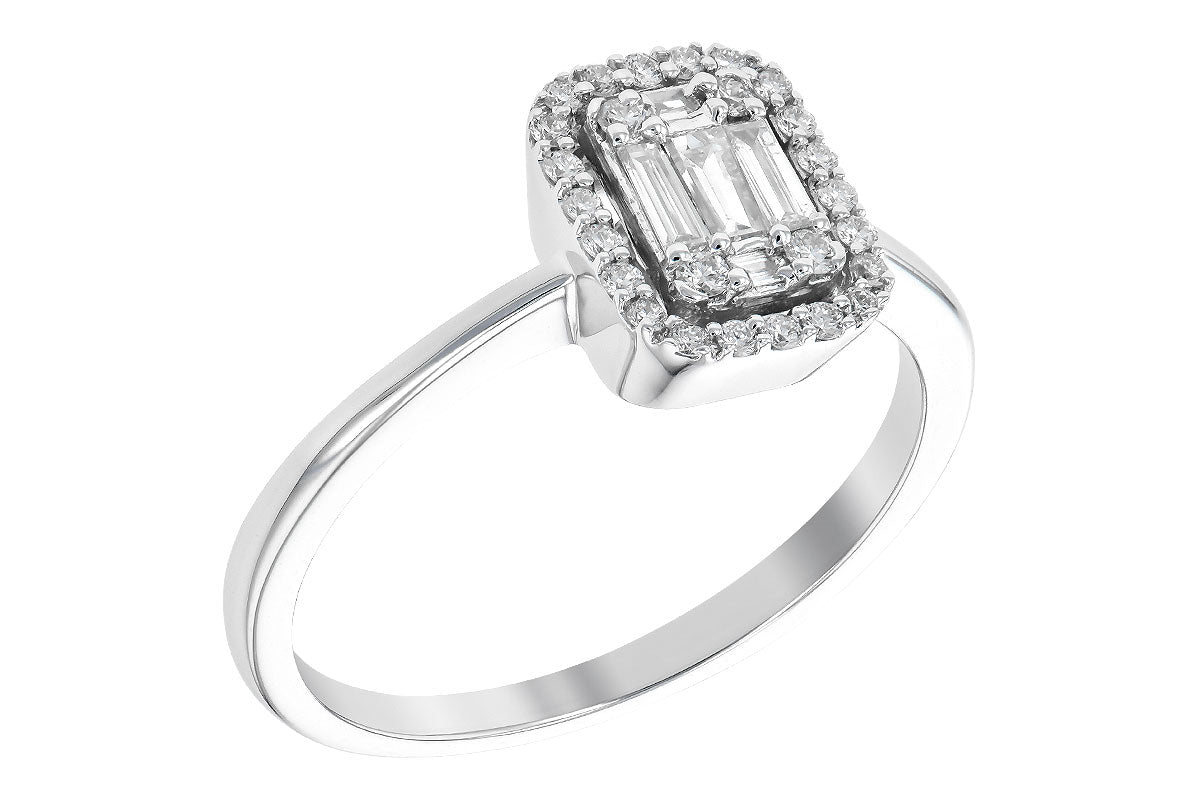 Allison Kaufman Diamond Ring in 14K White Gold, 0.26 ctw (D5813), alternate view
