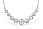 Allison Kaufman Diamond Necklace in 14K White Gold, 0.25 ctw (N8119)