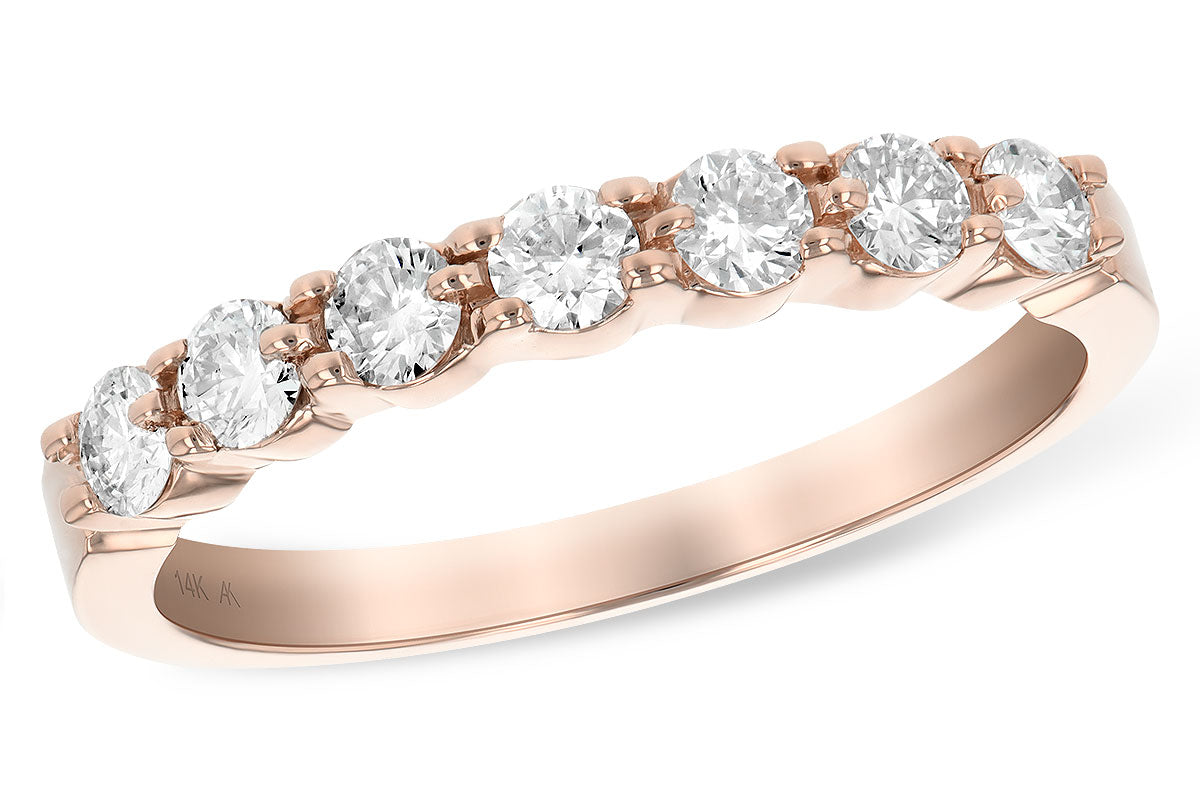 Allison Kaufman Diamond Wedding Band in 14K Rose Gold, 0.50 ctw (WR114-50)