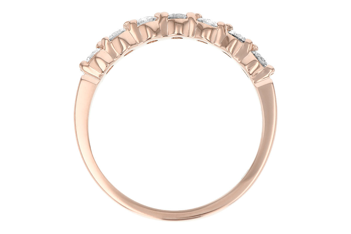 Allison Kaufman Diamond Wedding Band in 14K Rose Gold, 0.50 ctw (WR114-50), alternate view