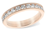 Allison Kaufman Diamond Wedding Band in 14K Rose Gold, 0.75 ctw (WR829-75)