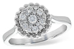 Allison Kaufman Diamond Ring in 14K White Gold, 0.33 ctw (D5711)
