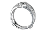 Allison Kaufman Diamond Ring Guard in 14K White Gold, 0.45 ctw, alternate view