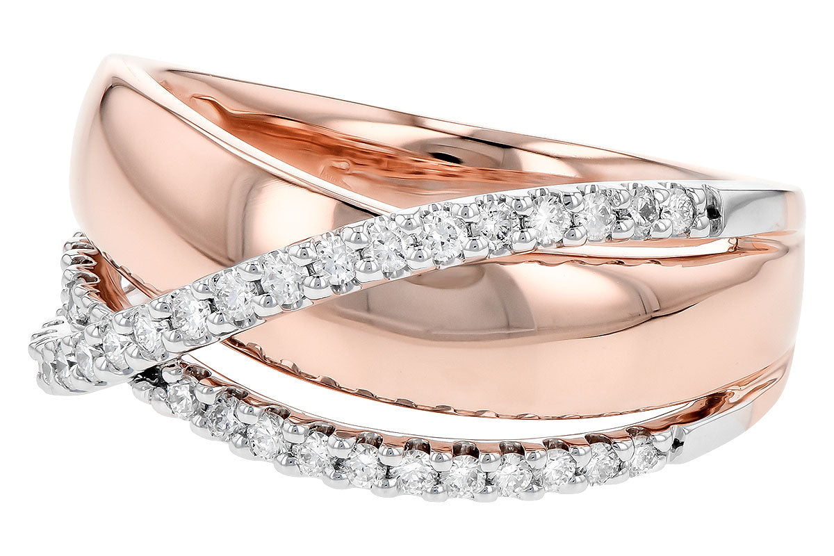 Allison Kaufman Diamond Ring in 14K Rose Gold, 0.33 ctw (D5822), alternate view