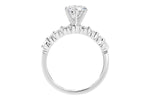 Allison Kaufman Diamond Engagement Ring Semi-Mount in 14K White Gold, 0.44 ctw (LR830-44), alternate view