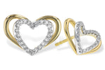 Allison Kaufman Diamond Earrings in 14K Yellow Gold, 0.16 ctw
